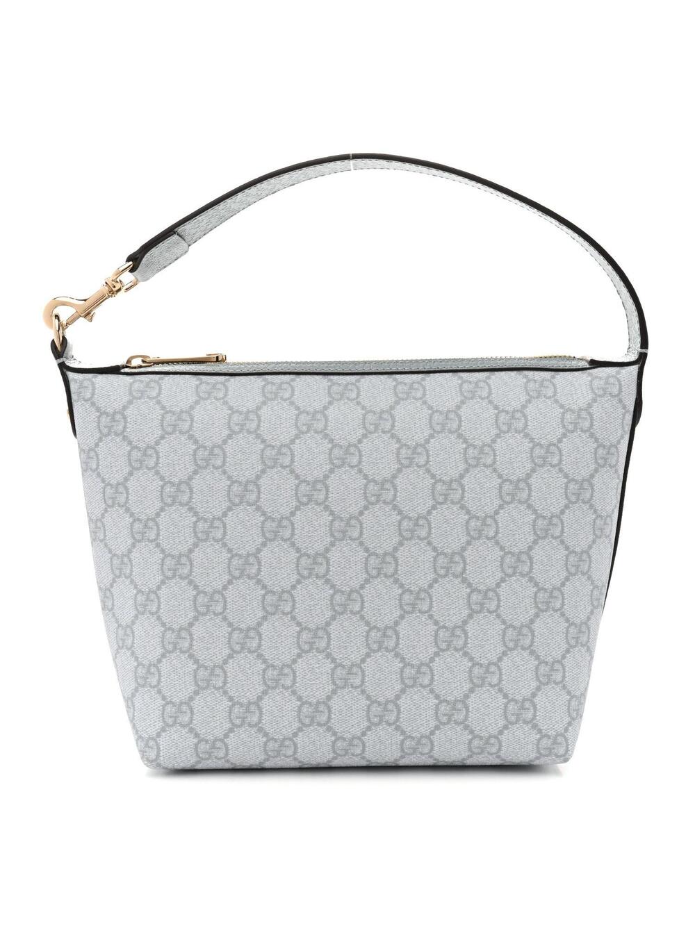 Gucci Gg Supreme Textured Calfskin Web #343816G13B